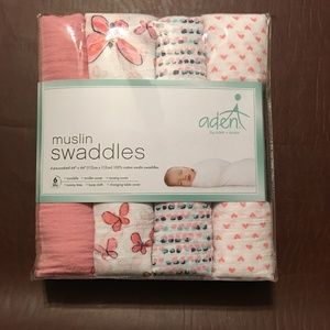 New in Box.  Aden by Aden and Anais Muslin Swaddle